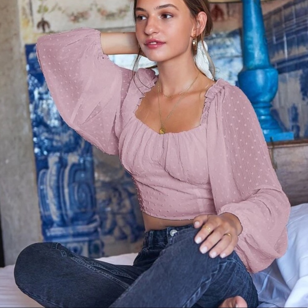 Pink blouse